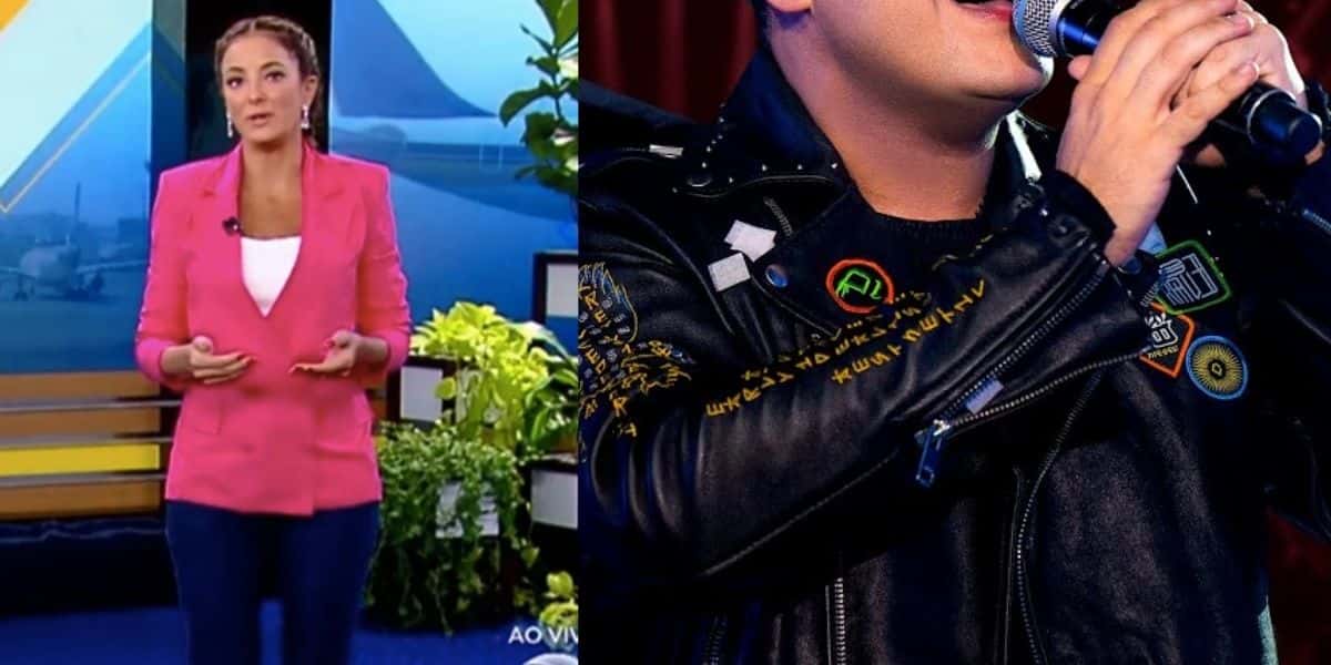 Ticiane Pinheiro confirma câncer de cantor durante Hoje Em Dia, da Record (Reprodução)