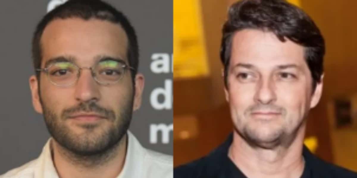 Atores vivem relacionamento no 'sigilo' com ambas as suas parceiras (Imagem: Montagem)