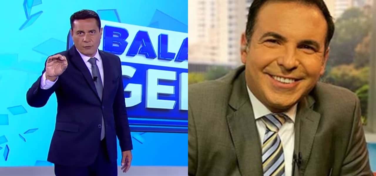William Leite substituiu Reinaldo Gottino em duas edições do Balanço Geral na Record- Foto: Montagem/TV Foco