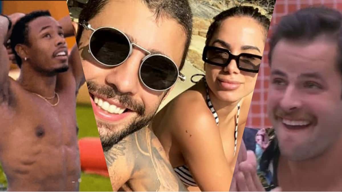 Anitta dispensa P.A., arranja novo crush no BBB22 e defende o emparedado da semana, seu ex-boy, Pedro Scooby (Montagem/ Reprodução)