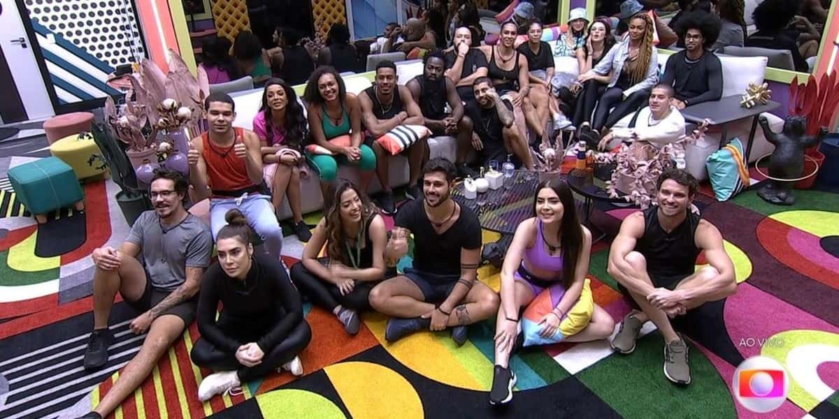 O elenco do BBB22 (Foto: Reprodução / TV Globo)