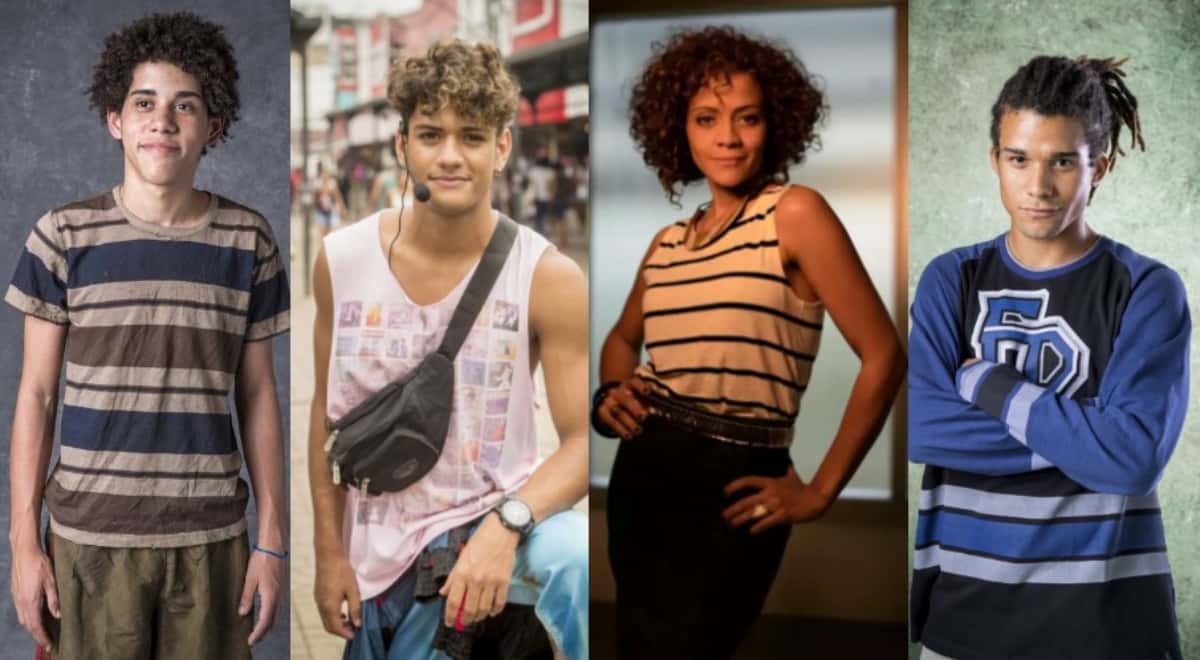 Cauê Campos, Gabriel Santana, Aline Borges e Lucas Leto estão em "Pantanal" (Foto: Reprodução / Globo / Montagem TV Foco)