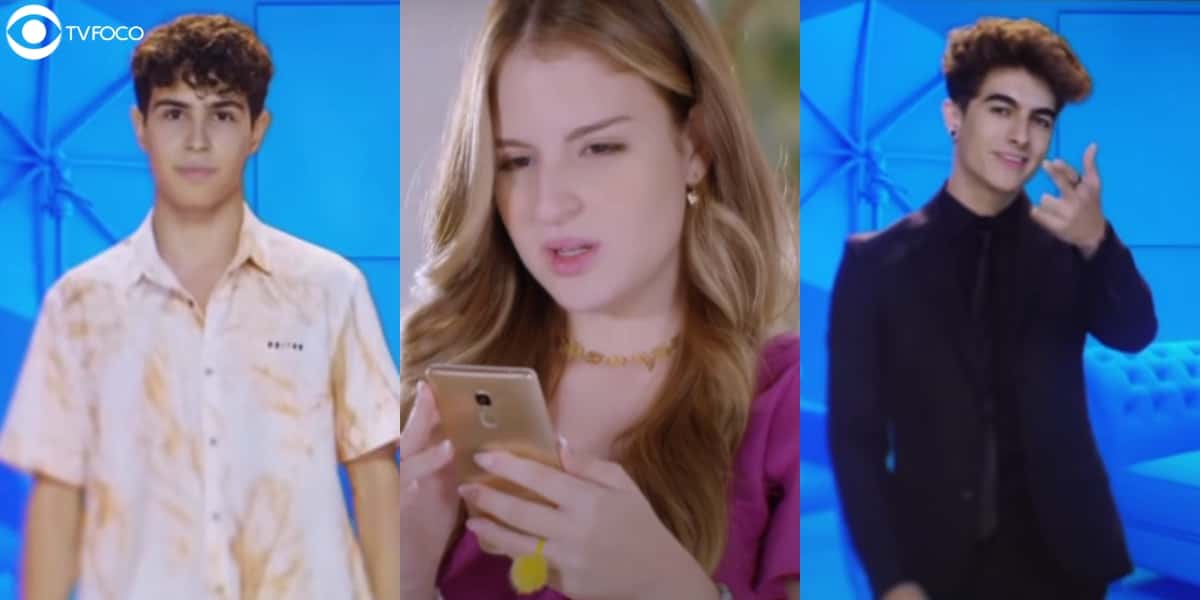 Poliana ficará dividida entre dois amores em Poliana Moça (Foto: Montagem/Thais Teles)