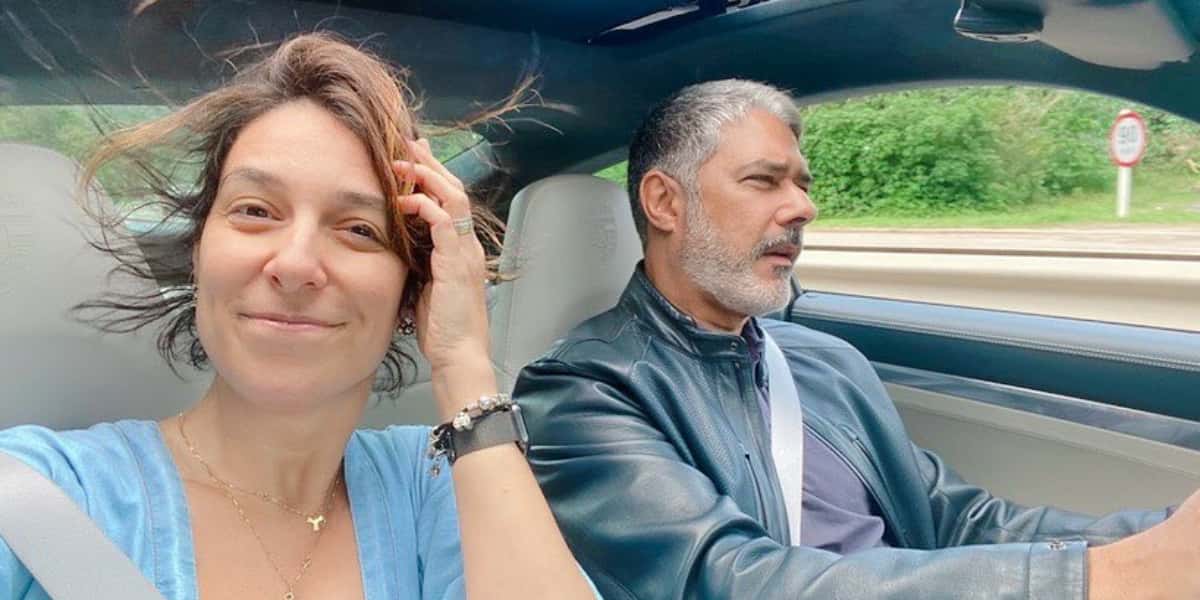 Natasha Dantas e William Bonner (Foto: Reprodução/Instagram)