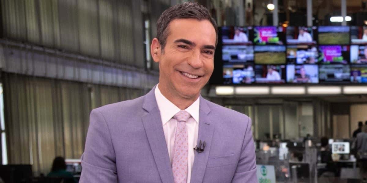César Tralli no "Jornal Hoje" (Foto: Reprodução/Globo)
