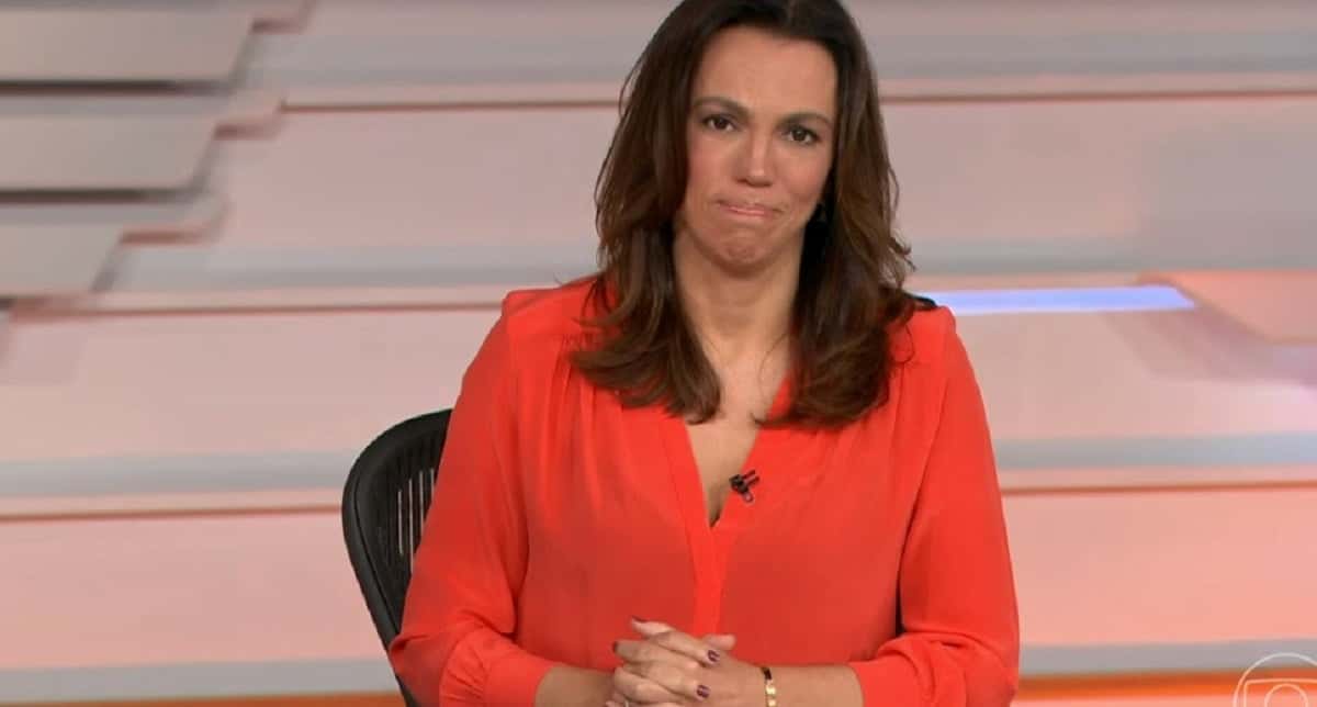 Ana Paula Araújo lamentou ataque envolvendo jornalista da Globo- Foto: Reprodução/Globo