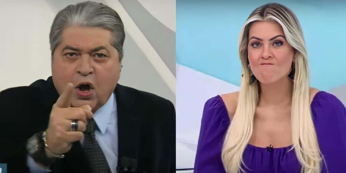 Datena e Renata Fan (Reprodução)