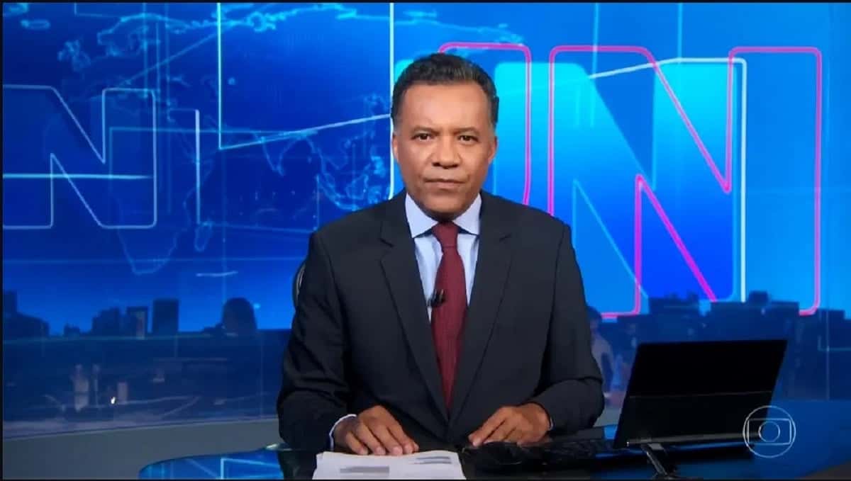 Heraldo Pereira é um dos principais plantonistas do Jornal Nacional- Foto: Reprodução/Globo