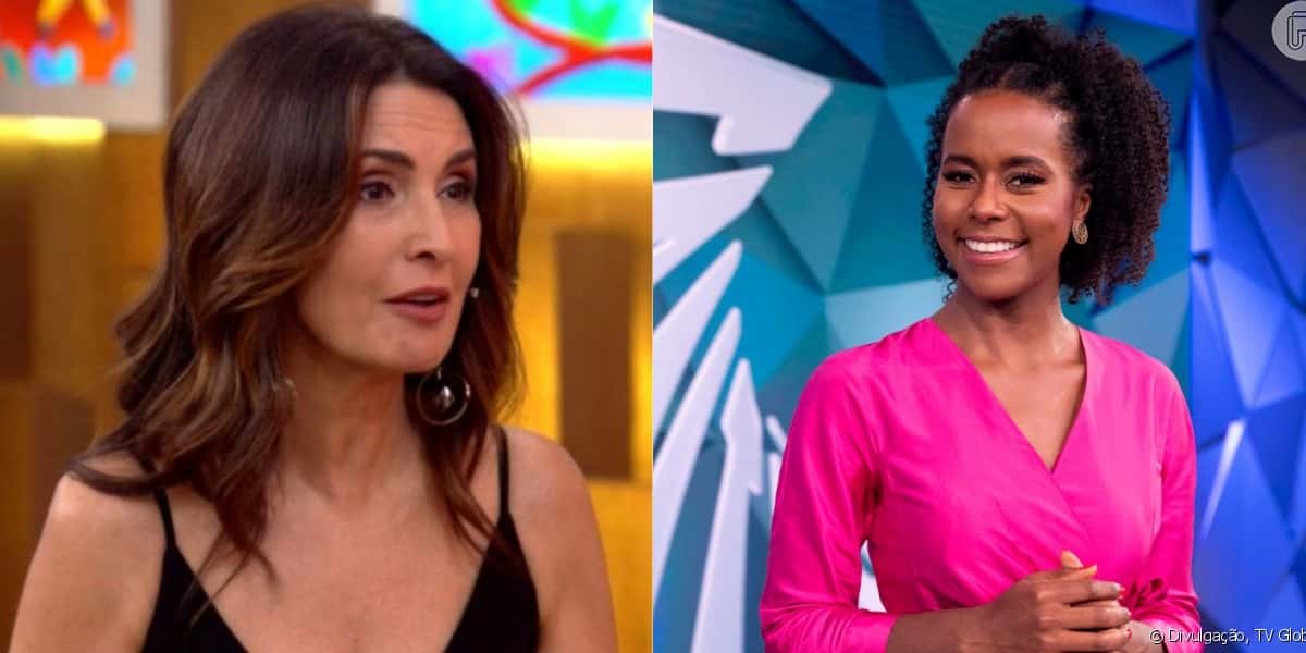 Maju Coutinha foi surpreendida por Fátima Bernardes (Foto: Divulgação)