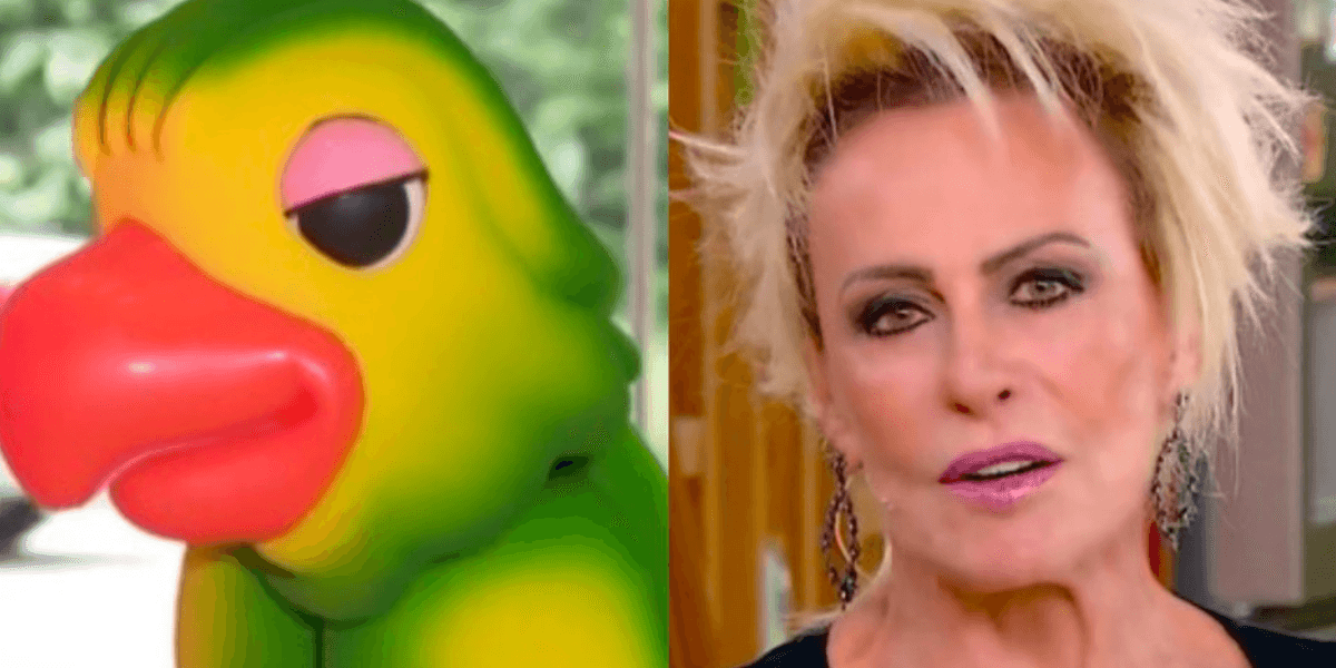 Ana Maria Braga e o novo Louro (Foto: Reprodução)