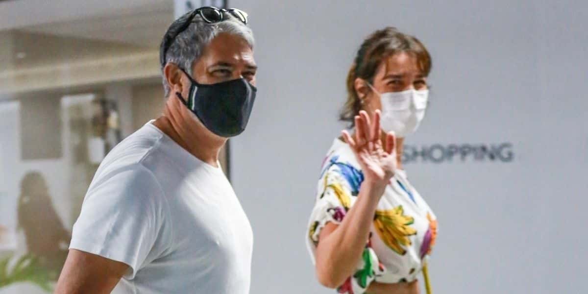 William Bonner e Natasha Dantas (Foto: AGNews)