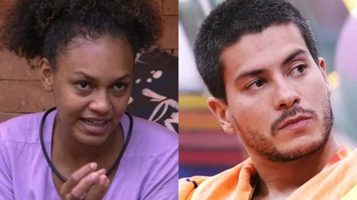 BBB22: Jessilane revela medo de ir com Arthur Aguiar para o Paredão (Foto: Reprodução/Montagem)