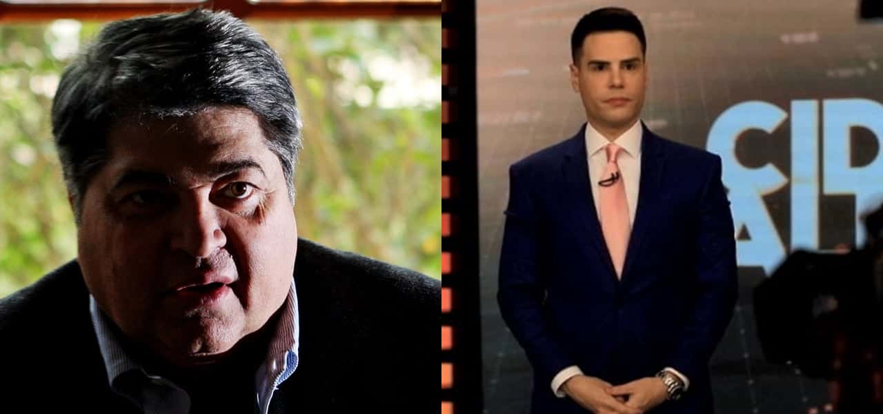 Datena e voltou a falar sobre Luiz Bacci e a Record durante o Brasil Urgente da última terça-feira- Foto: Montagem/ TV Foco