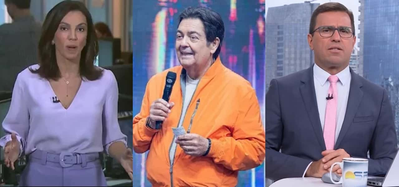 Faustão teria servido como ponte para ex-âncora da Globo na Band; ele já causou uma dança nas cadeiras no BDBR e no BDSP- Foto: Montagem/TV Foco