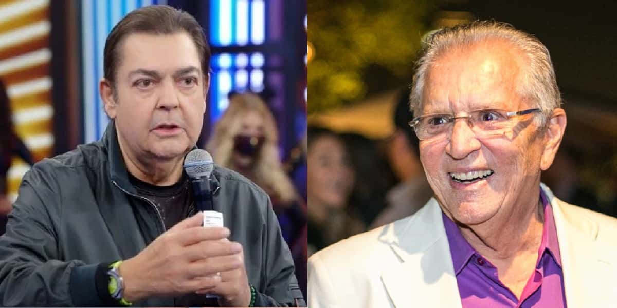 Faustão e Carlos Alberto de Nóbrega (Foto: Divulgação)