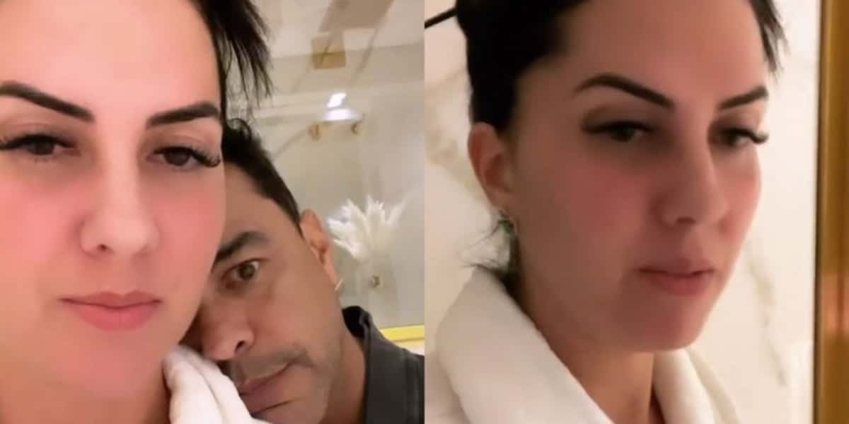 Graciele Lacerda expôs sua intimidade com Graciele Lacerda (Imagem: Montagem)