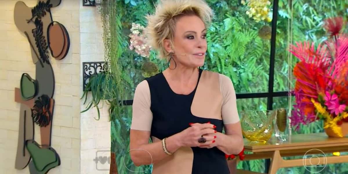 Ana Maria Braga deu show de espontaneidade no "Mais Você" (Foto: Reprodução/TV Globo)