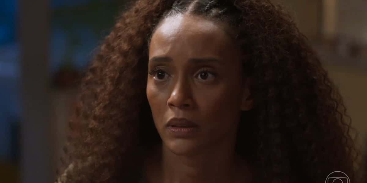 Anita recebe a visita em Cara e Coragem (Foto: Reprodução/Globo)