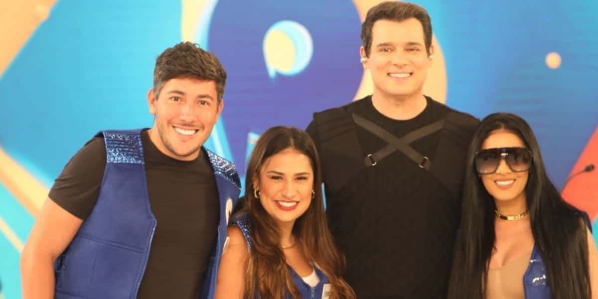 Simone e Simaria foram convidadas do Domingo Legal (Foto: Reprodução)