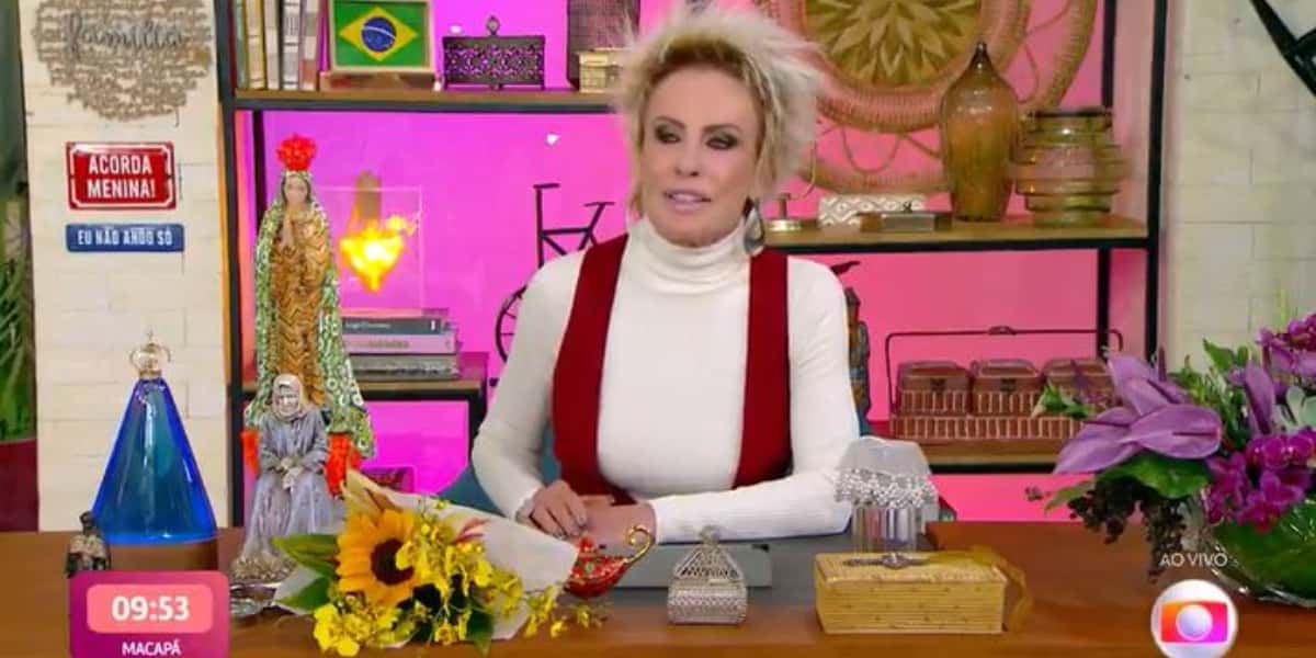 Ana Maria Braga no "Mais Você" (Foto: Reprodução/TV Globo)