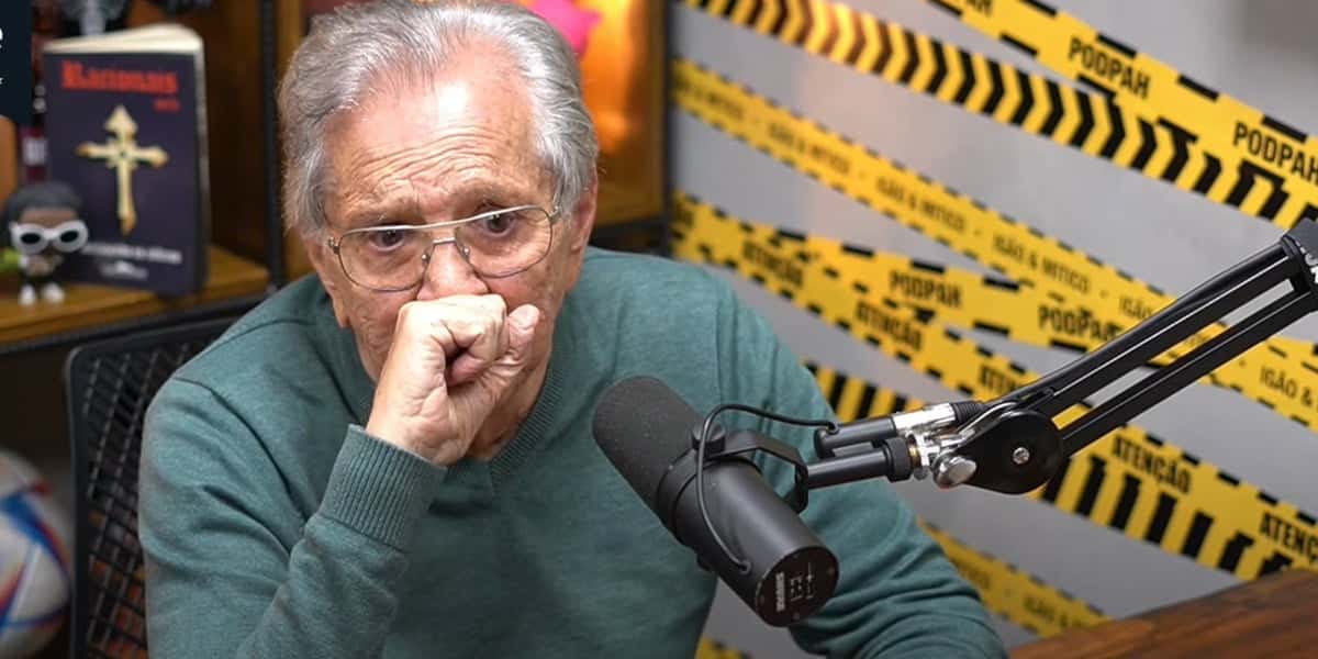 Carlos Alberto de Nóbrega vem participando de muitos podcasts nos últimos tempos (Foto: Reprodução / YouTube)