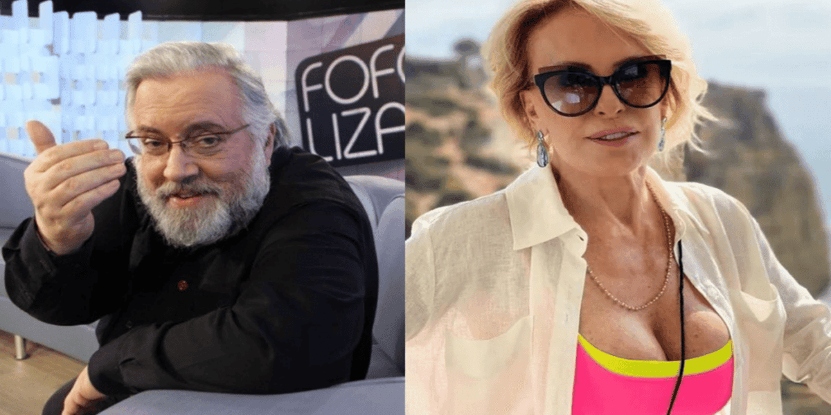 Leão Lobo e Ana Maria Braga (Foto: Montagem)