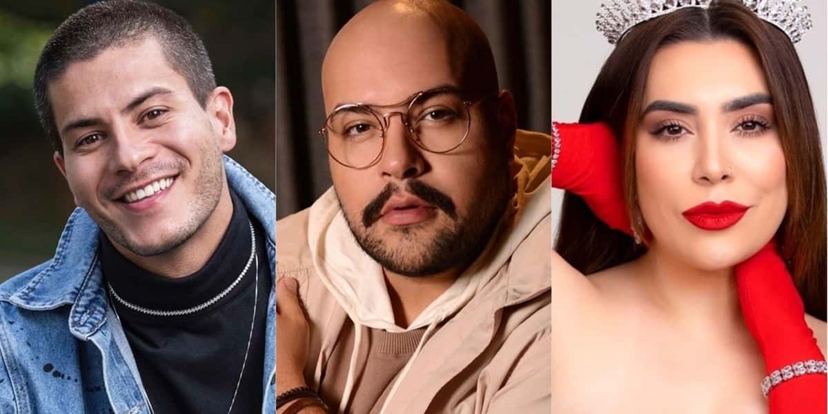 Arthur Aguiar, Tiago Abravanel e Naiara Azevedo (Foto: Reprodução / Instagram)
