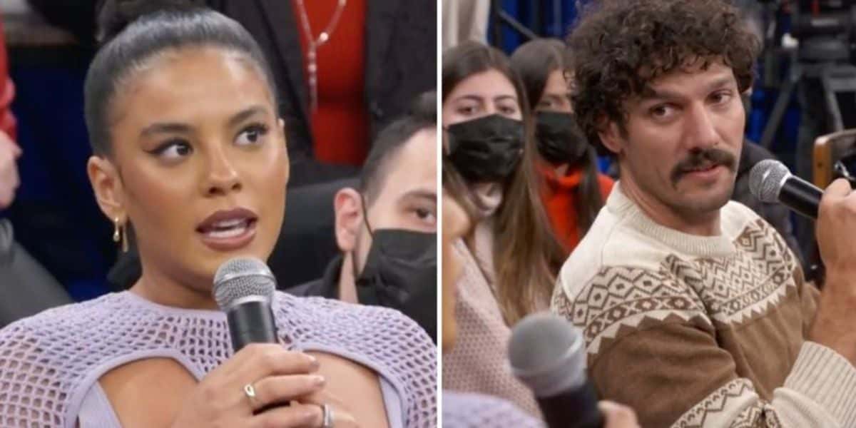 Bella Campos e Guito protagonizam climão no 'Altas Horas': Novo casal? (foto: Reprodução)