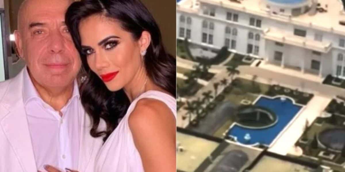São divulgadas imagens áreas da mansão de Amilcare Dallevo Jr, sócio da RedeTv, e tamanho do imóvel surpreende - Reprodução instagram/ tiktok