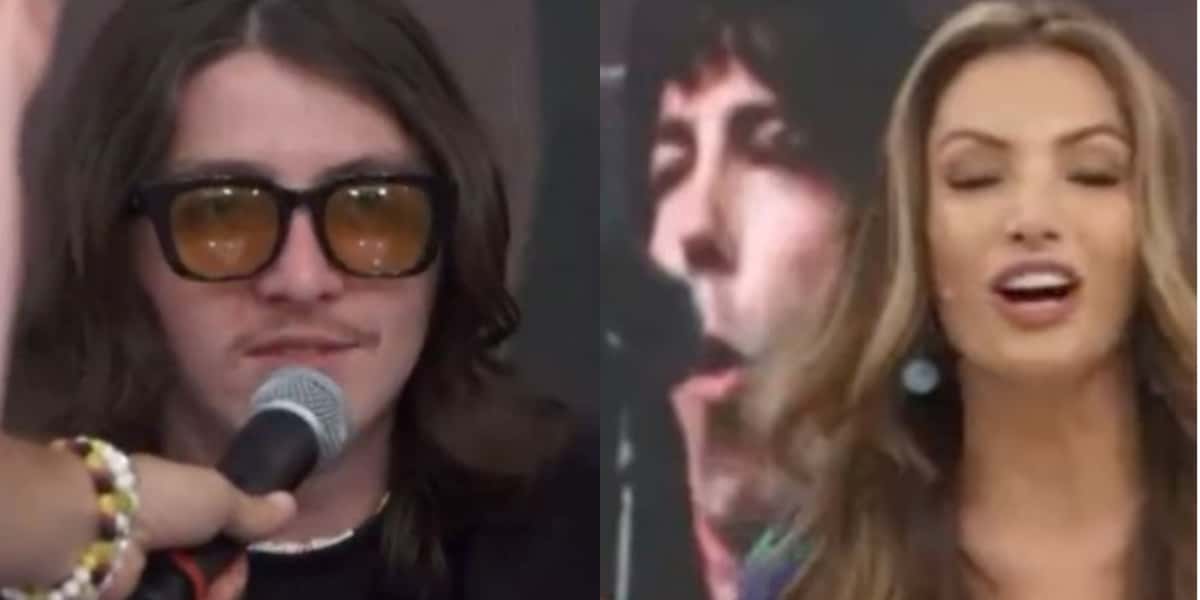 Patrícia Poeta ficou sem graça com atitude de convidado (Imagem: Montagem/TV Foco)