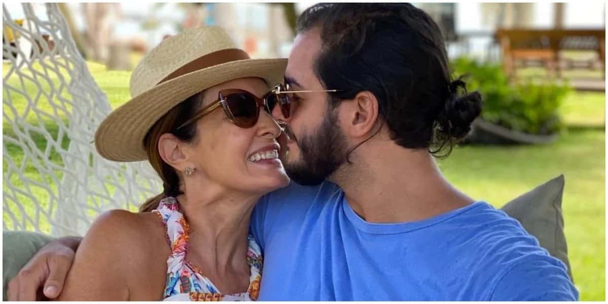 Fátima Bernardes ao lado de Túlio Gadêlha (Foto: Divulgação)