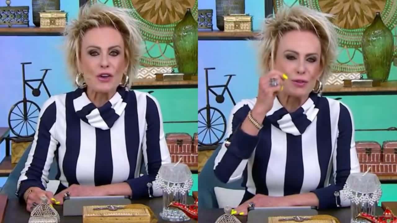 Ana Maria Braga manda indireta no Mais Você (Foto: Reprodução/Montagem)