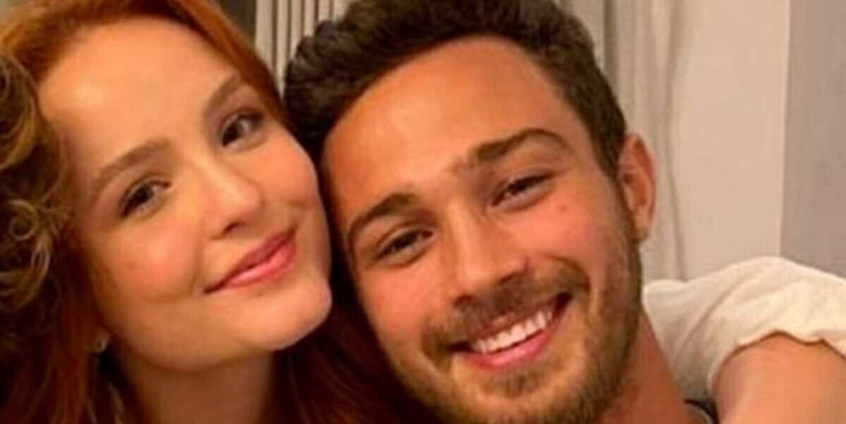 Larissa Manoela e André Luiz Frambach (Foto: Reprodução)