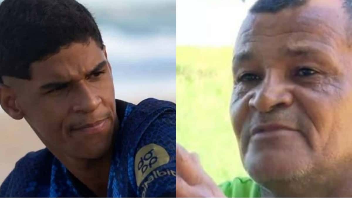 Luva de Pedreiro e seu pai, Vadinho (Reprodução/ Globo)