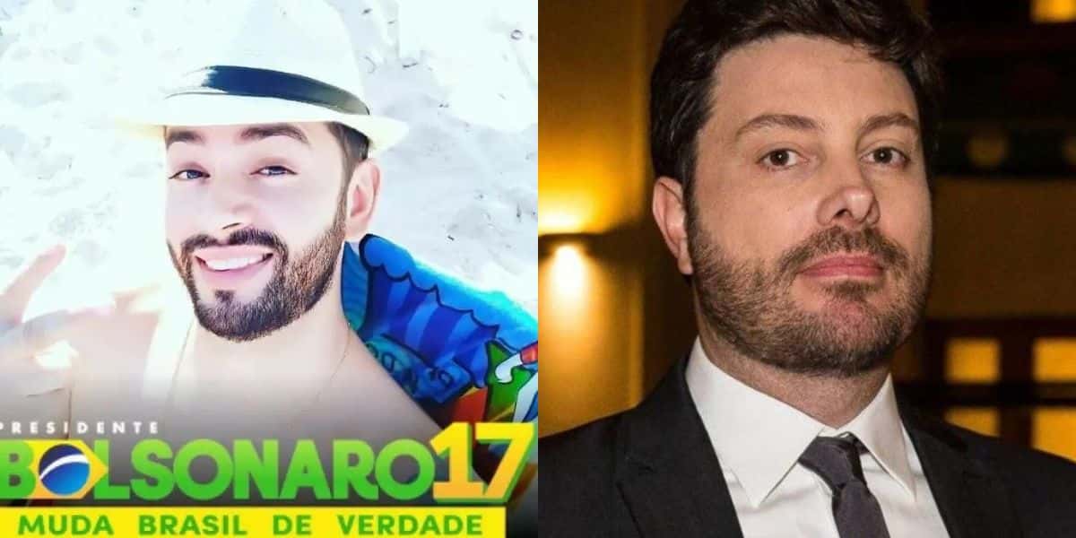 Danilo Gentili e Bolsonarista (Foto. Reprodução: Montagem)