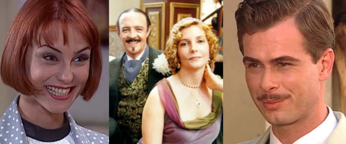 Veja os principais desfechos dos casais de O Cravo e a Rosa, trama em reprise nas tardes da Globo, escrita por Walcyr Carrasco (Foto: Reprodução / Globo)