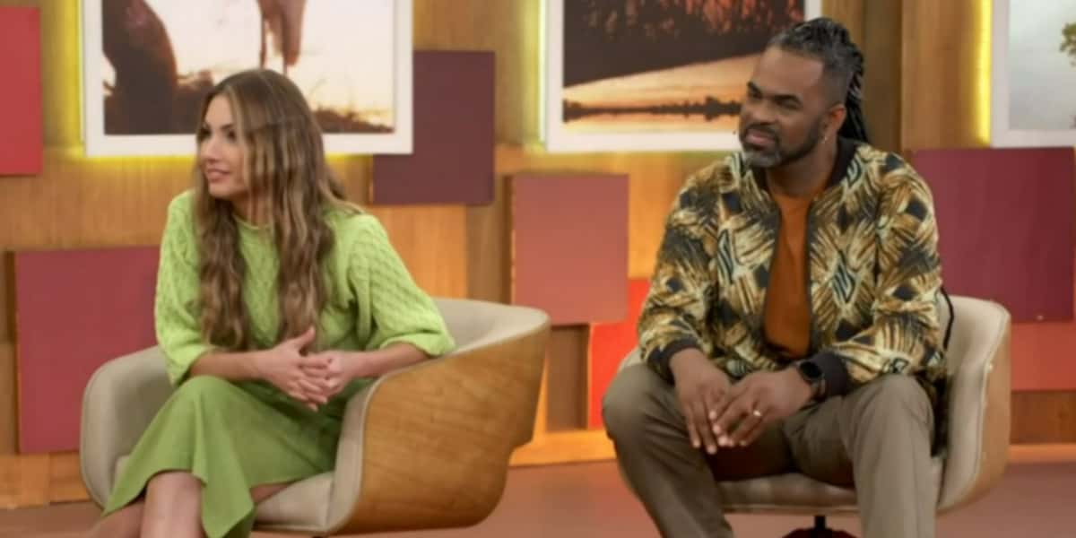 Patrícia Poeta e Manoel Soares no "Encontro" (Foto: Reprodução/TV Globo)
