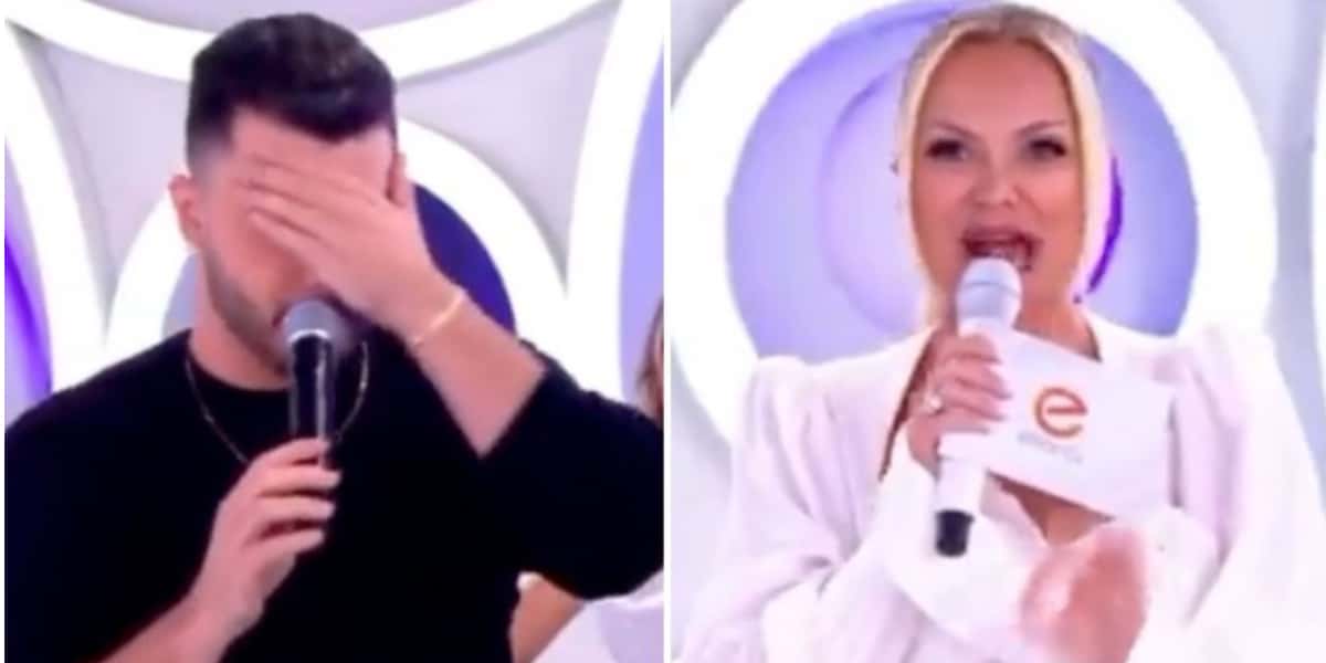 Murilo Huff cometeu gafe no programa Eliana (Imagem: Montagem)