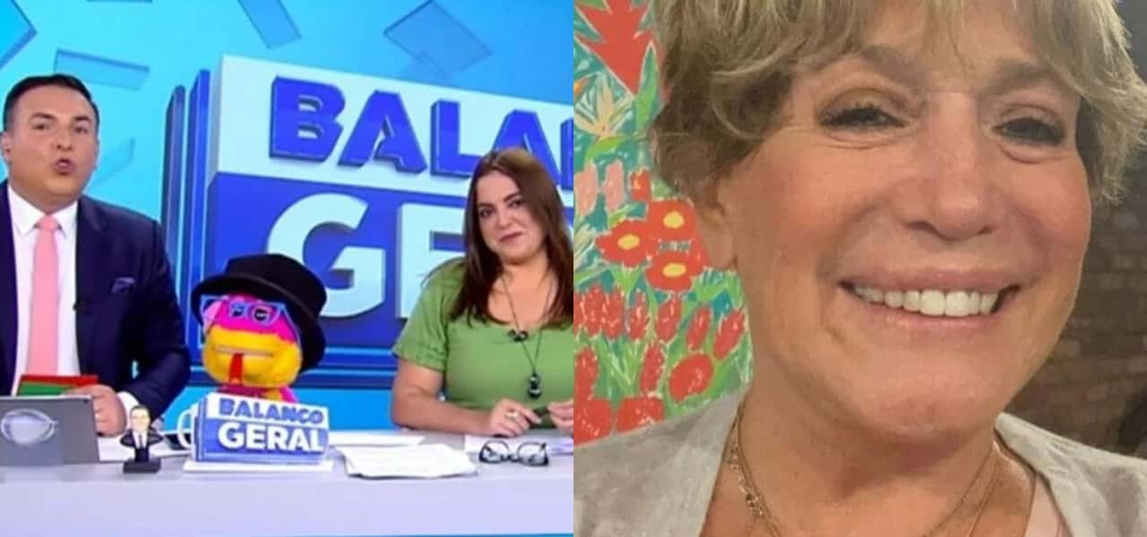 Gottino e Fabiola Reipert informaram o último boletim médico de Susana Vieira na Record- Foto: Montagem/TV Foco