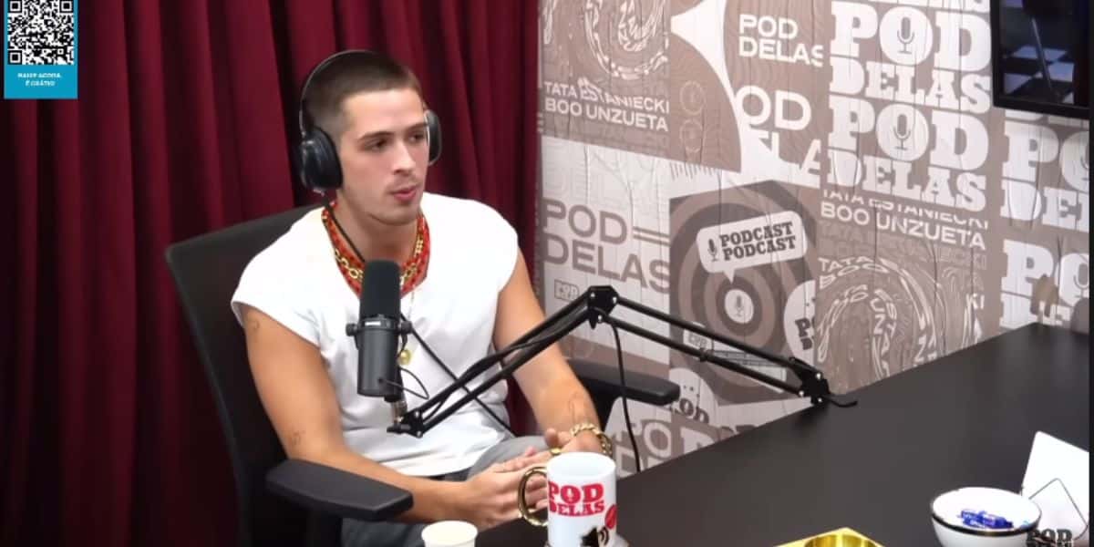 João Guilherme conta sobre transição das novelas infantis (Reprodução - PodDelas)