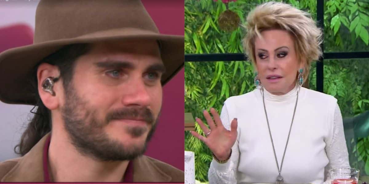 Gabriel Sater e Ana Maria na Globo (Reprodução