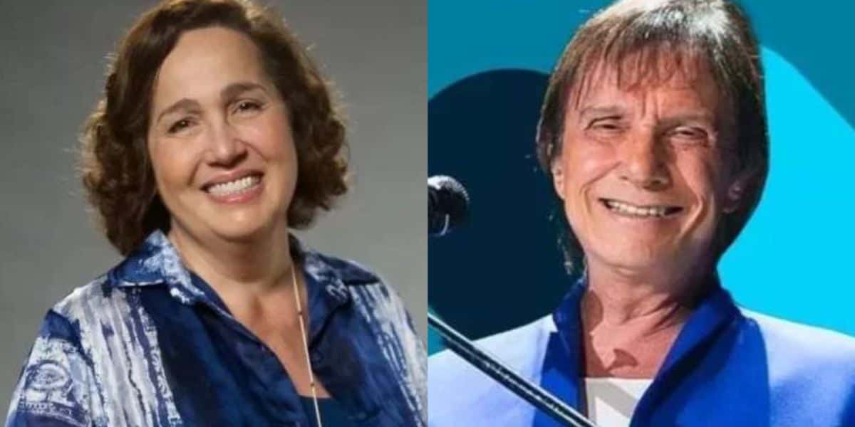 Cláudia Jimezes e Roberto Carlos (Reprodução)