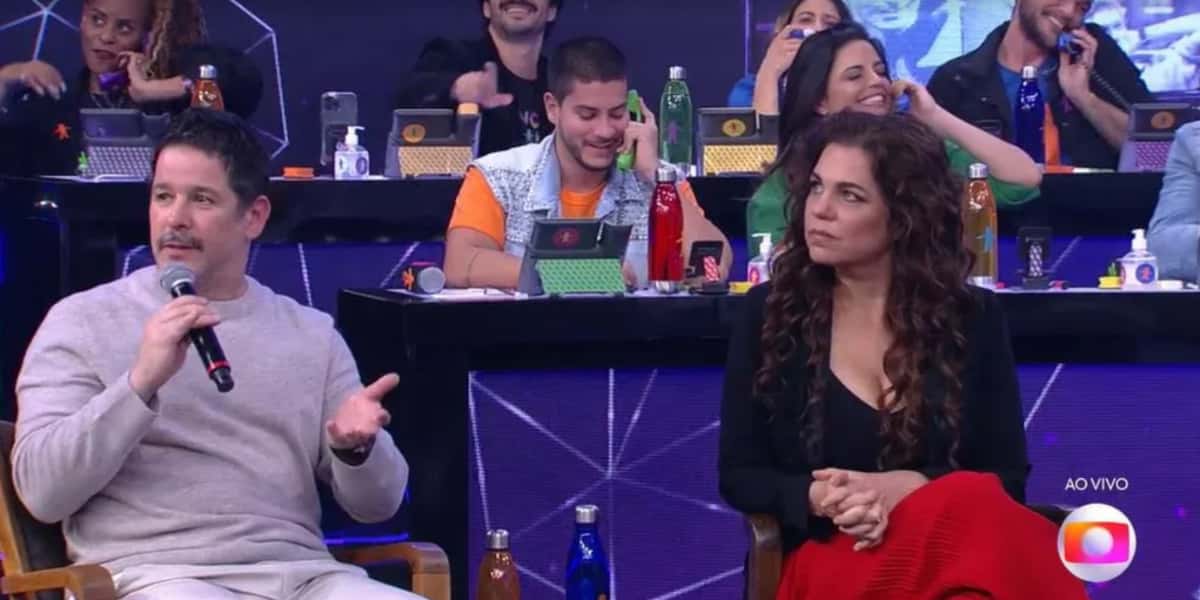 Murilo Benício e Isabel Teixeira no Altas Horas - Foto: Reprodução