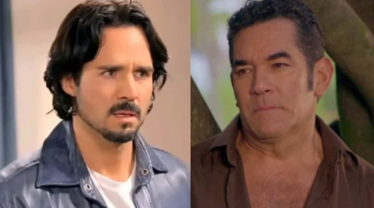 A Desalmada - Rafael (José Ron) descobre da pior forma que seu pai foi o homem que abusou de Fernanda (Livia Brito) e fica furioso (Foto: Reprodução / SBT)