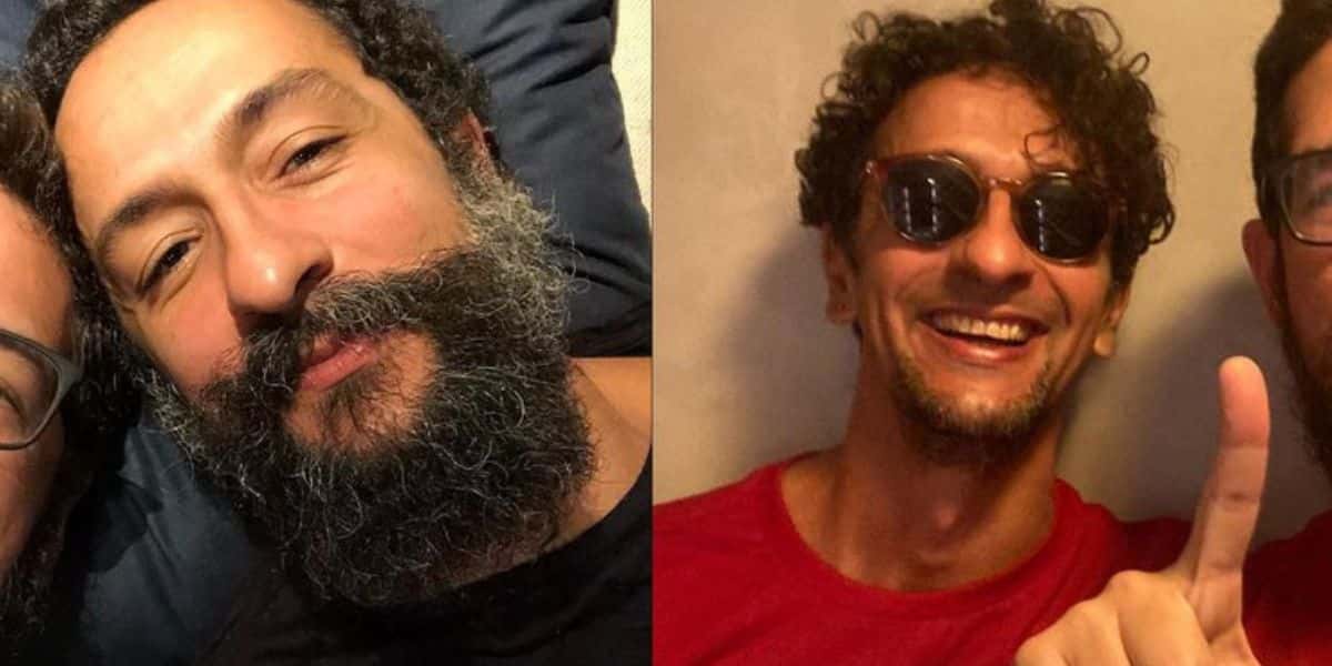 O ator Irandhir Santos e o marido Roberto Efrem Filho (Reprodução Instagram)