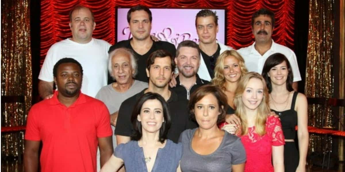 Elenco de "Tapas e Beijos" contou com Flávio Migliaccio (Foto: Divulgação/TV Globo)