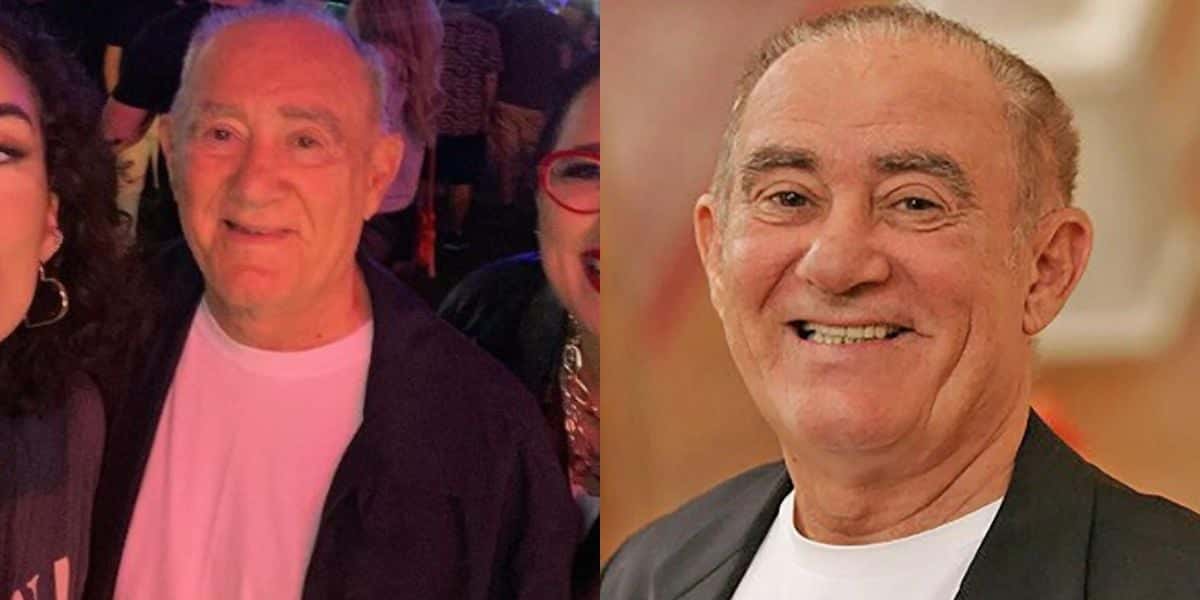Renato Aragão, o Didi, surge em foto rara com a mulher e filha e prova que tem uma das família mais lindas - Reprodução