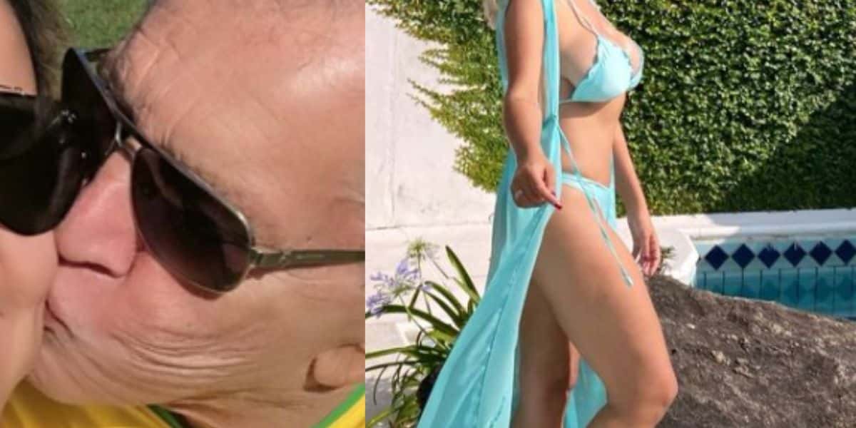 Beleza de Renata Domingues choca os fãs do apresentador (Foto: Reprodução/Instagram)