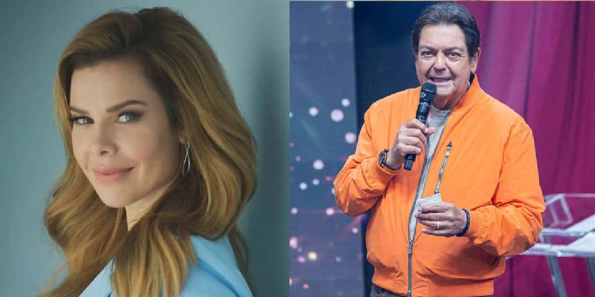 Fernanda Souza e Faustão (Foto: Divulgação)