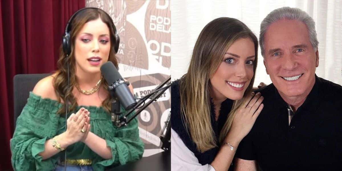Fabiana Justus comenta sobre convivência com o pai no trabalho